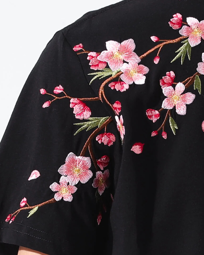 Y2K Cherry Blossom T-Shirt - 90S Grunge, Retro Summer Outfit, Pastel Goth, Y2K Fashion