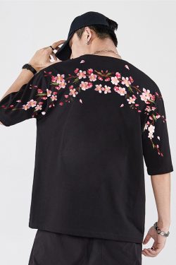Y2K Cherry Blossom T-Shirt - 90S Grunge, Retro Summer Outfit, Pastel Goth, Y2K Fashion