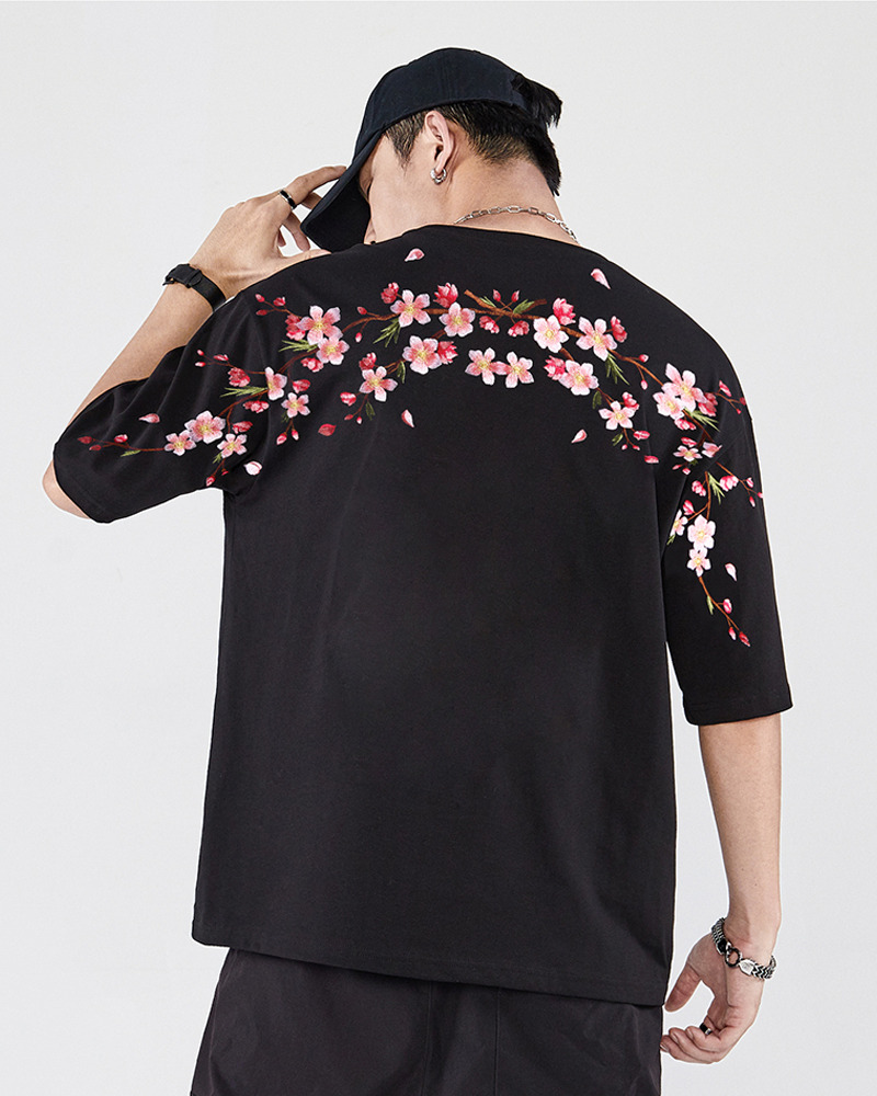 Y2K Cherry Blossom T-Shirt - 90S Grunge, Retro Summer Outfit, Pastel Goth, Y2K Fashion