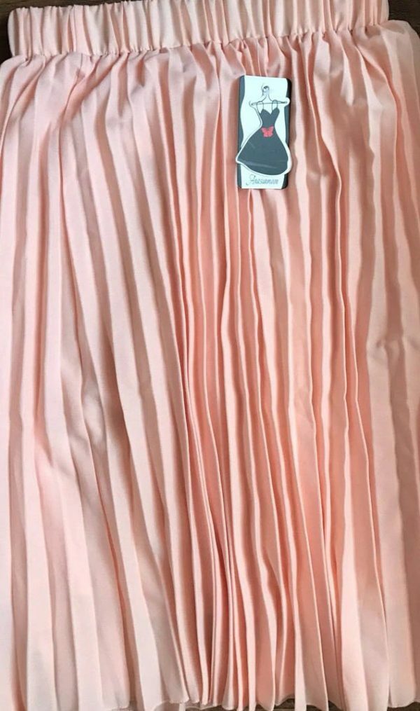 Y2K Chiffon Pleated Long Skirt - Retro 90S Grunge, Summer Outfits, Pastel Goth Fashion