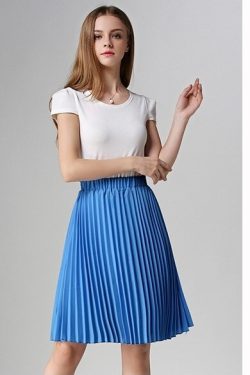 Y2K Chiffon Pleated Long Skirt - Retro 90S Grunge, Summer Outfits, Pastel Goth Fashion