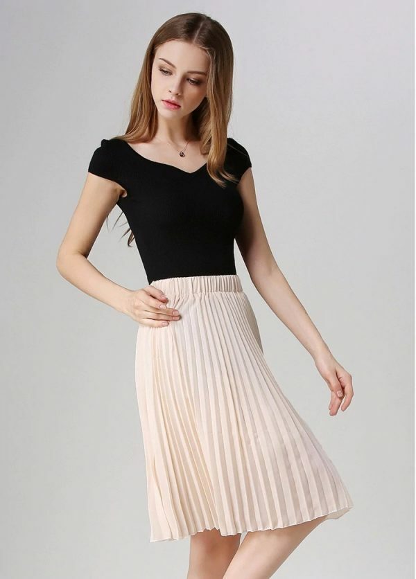 Y2K Chiffon Pleated Long Skirt - Retro 90S Grunge, Summer Outfits, Pastel Goth Fashion