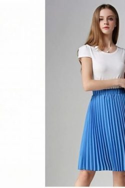 Y2K Chiffon Pleated Long Skirt - Retro 90S Grunge, Summer Outfits, Pastel Goth Fashion