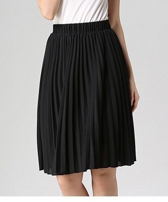 Y2K Chiffon Pleated Long Skirt - Retro 90S Grunge, Summer Outfits, Pastel Goth Fashion