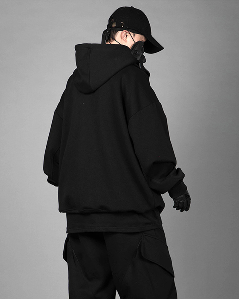 Y2K Cyberpunk Techwear Hoodie - 90S Grunge, Retro Style, Y2K Summer & Party Outfits