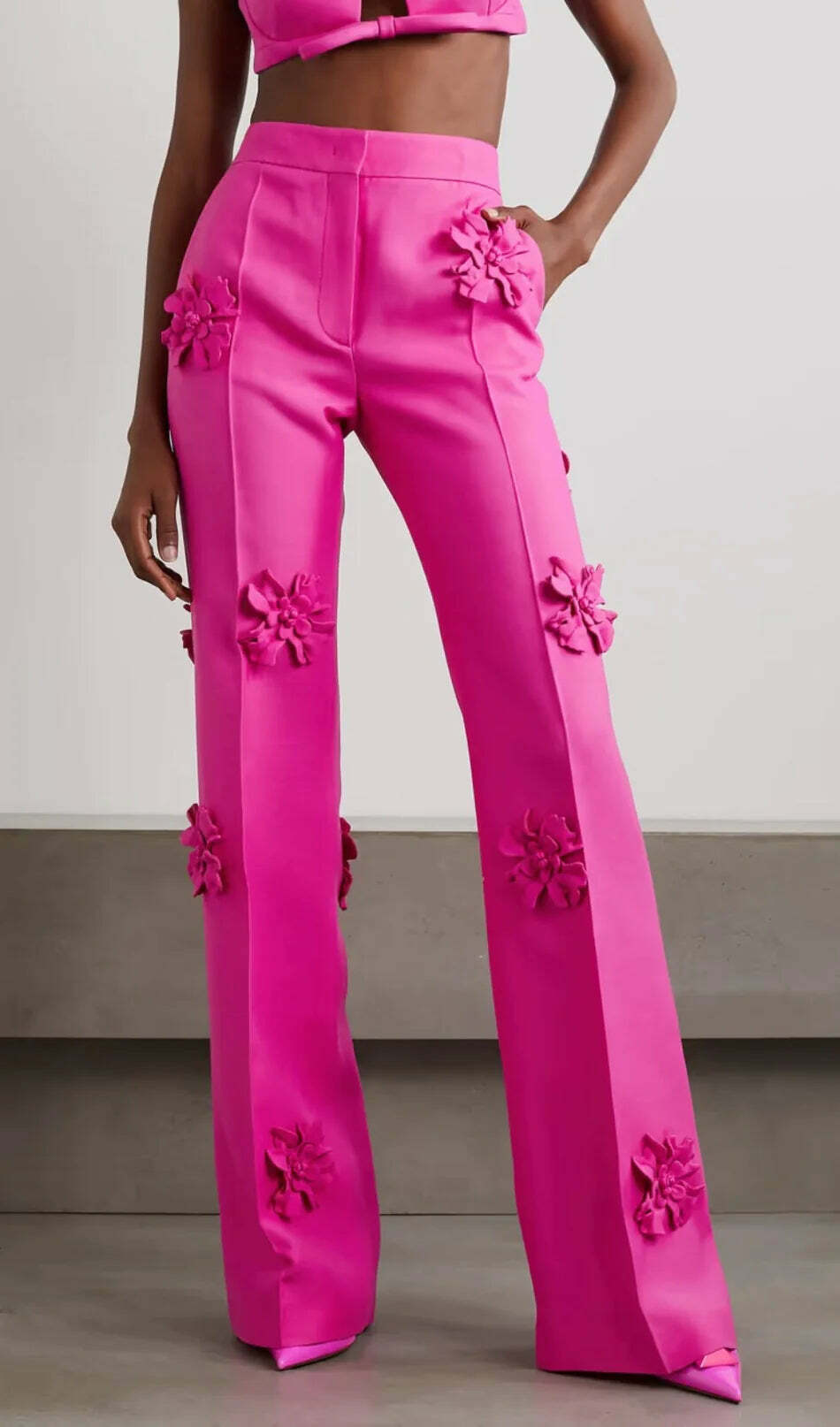 Y2K Floral Blazer Trousers Set - Retro 90S Grunge, Summer Y2K Outfits, Pastel Goth Style