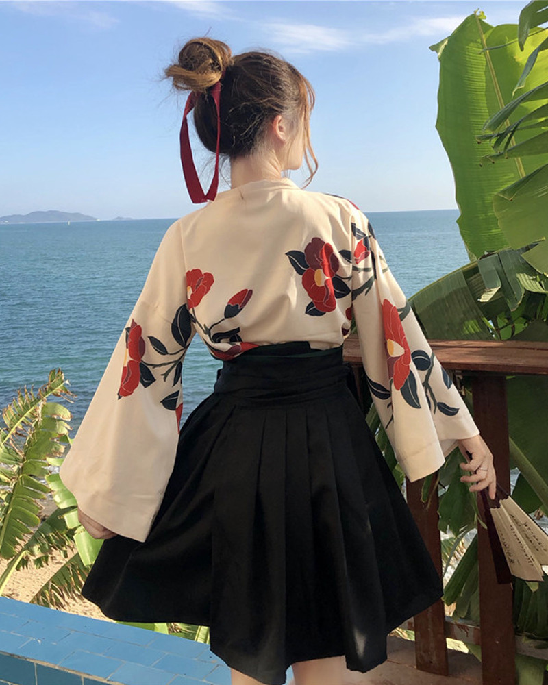 Y2K Floral Kimono - Retro 90S Grunge, Summer Outfits, Pastel Goth, Y2K Party & Club Fashion