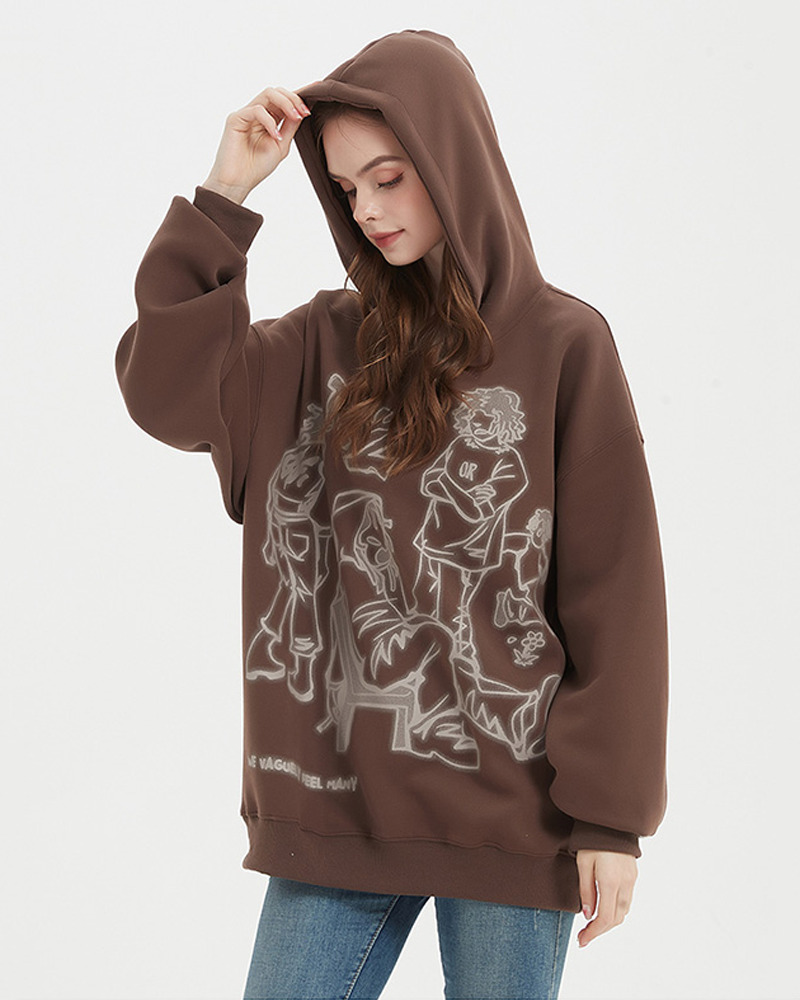 Y2K Graphic Hoodie - Retro 90S Grunge, Summer Y2K Outfits, Pastel Goth, Y2K Club & Party