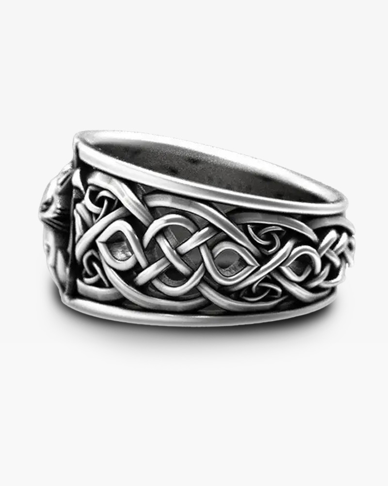 Y2K Grunge & 90S Fashion Nine Tailed Fox Ring - Retro, Gothic, And Popstar Style Accessory