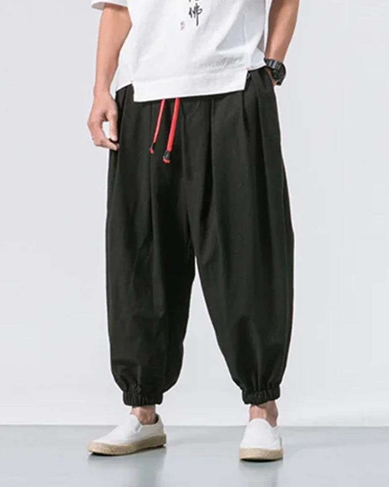 Y2K Grunge & 90S Retro Japanese Harem Pants - Perfect For Y2K Summer, Club, And Party Outfits