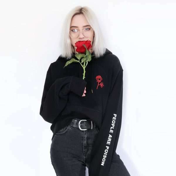 Y2K Grunge Aesthetic Hoodie - Retro 90S Fashion, Summer Y2K Outfits, Gothic Y2K Style
