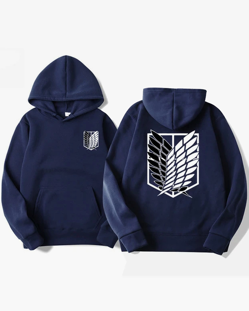 Y2K Grunge Attack On Titan Hoodie - Retro 90S Fashion, Summer Y2K Outfits, Pastel Goth Style