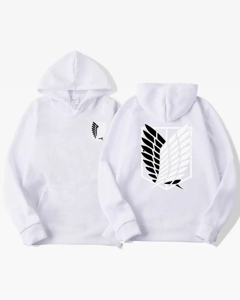 Y2K Grunge Attack On Titan Hoodie - Retro 90S Fashion, Summer Y2K Outfits, Pastel Goth Style