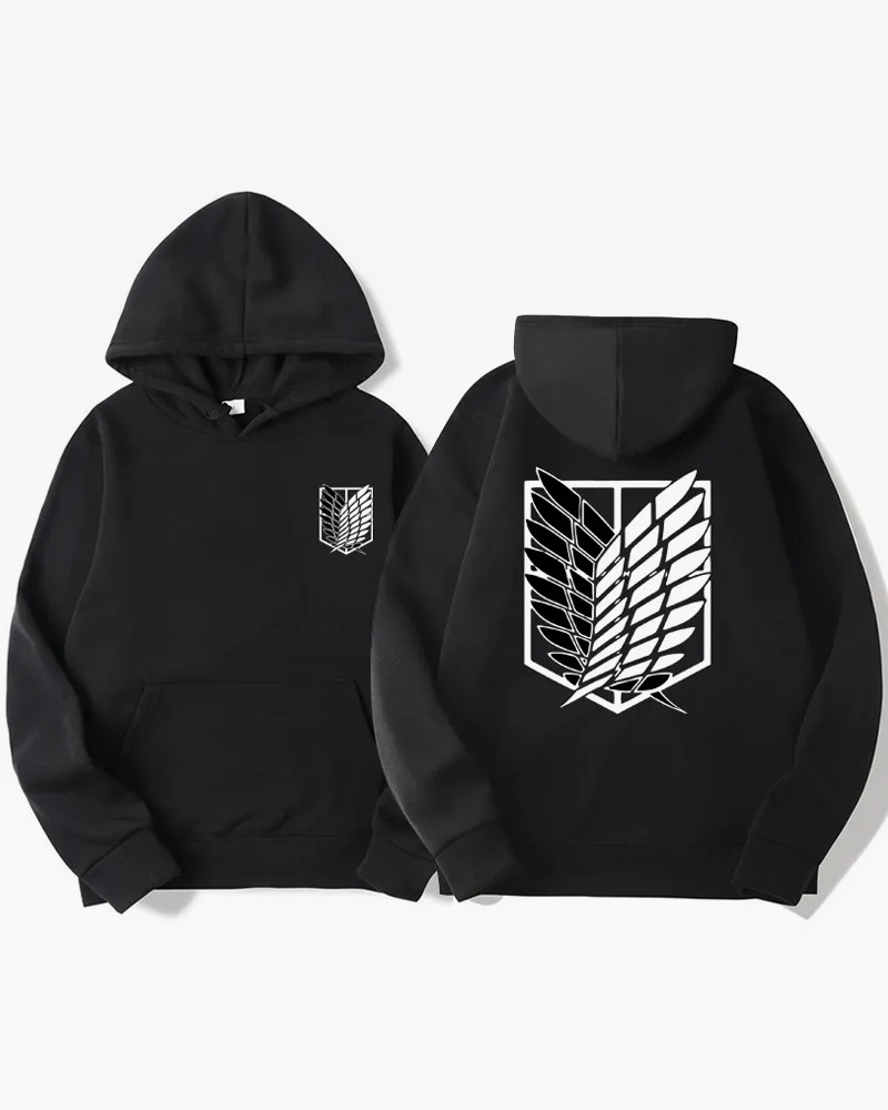Y2K Grunge Attack On Titan Hoodie - Retro 90S Fashion, Summer Y2K Outfits, Pastel Goth Style