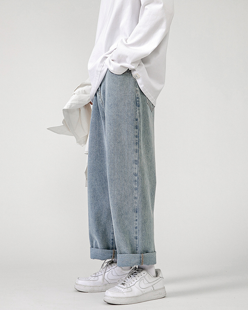 Y2K Grunge Baggy Blue Jeans - Retro 90S Fashion, Summer Outfits, And Hip Hop Style