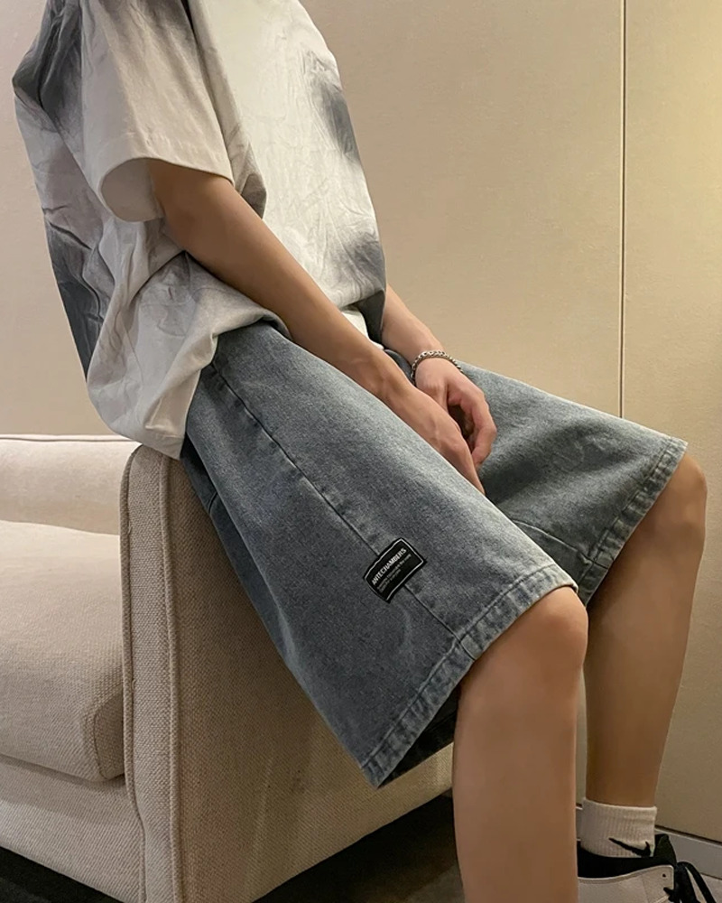 Y2K Grunge Baggy Denim Shorts - Retro 90S Summer Outfit, Perfect For Y2K Party & Club Looks