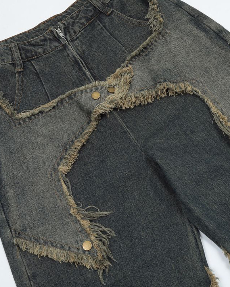 Y2K Grunge Baggy Star Jeans - Retro 90S Fashion, Summer Outfits, And Hip Hop Style