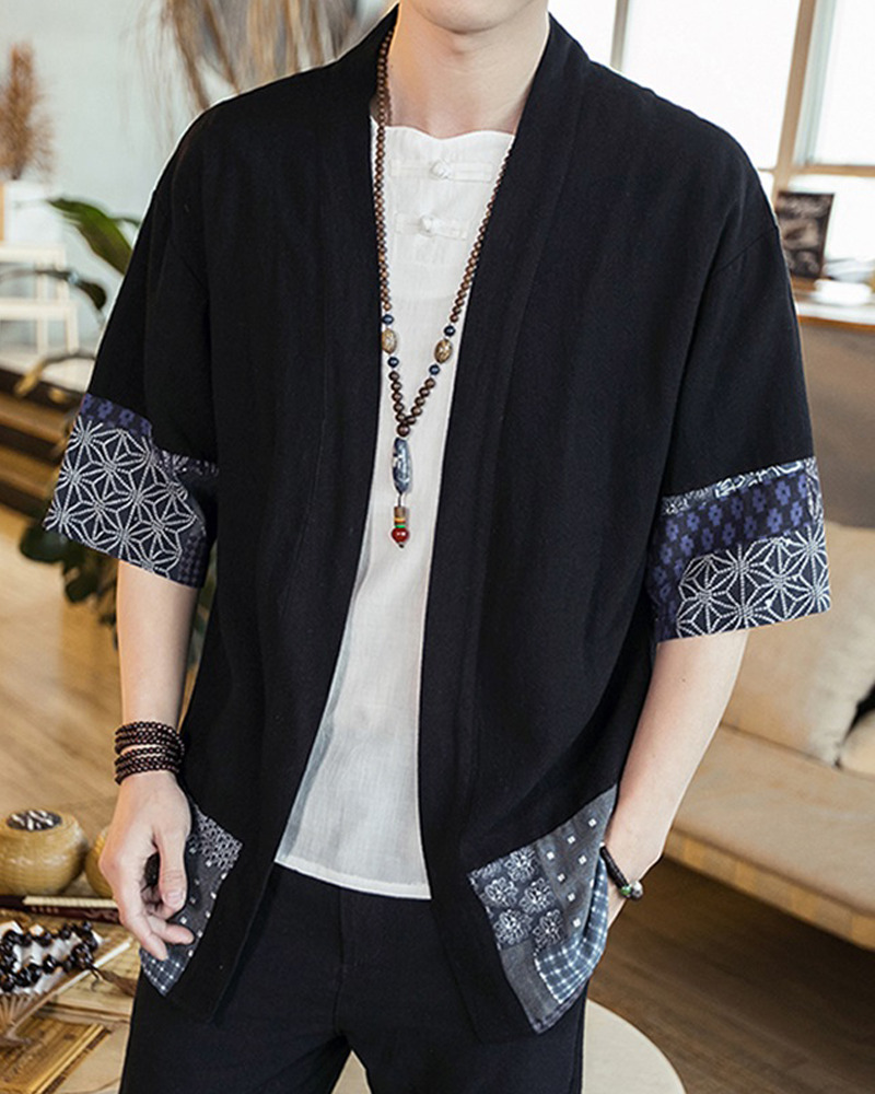 Y2K Grunge Black Kimono Jacket - Retro 90S Fashion, Summer Outfits, And Gothic Style