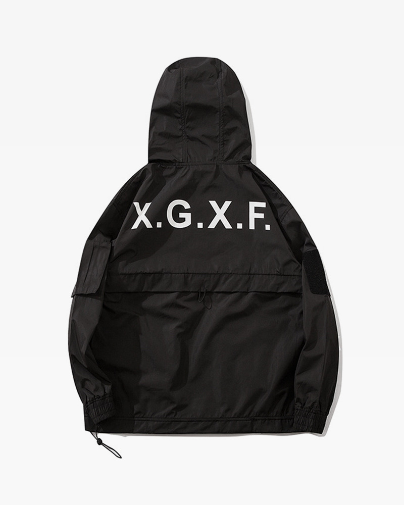 Y2K Grunge Black Techwear Jacket - 90S Fashion, Retro Style, Gothic Y2K, Summer Y2K Outfits