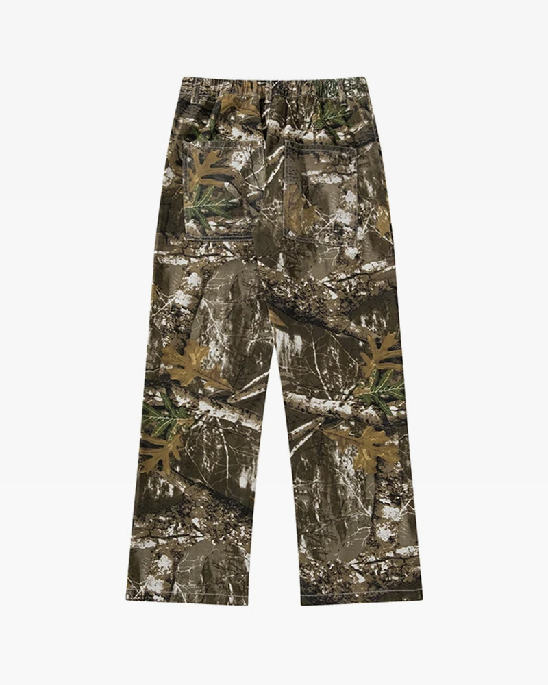 Y2K Grunge Camo Cargo Pants - 90S Retro Style, Summer Y2K Outfits, Hip Hop Fashion