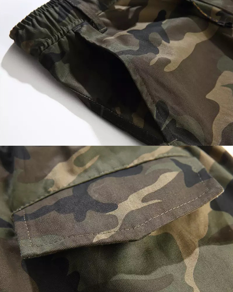 Y2K Grunge Camo Pants Streetwear - 90S Fashion, Retro Style, Y2K Summer Outfits