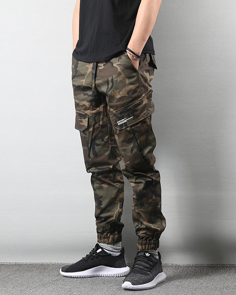 Y2K Grunge Camo Pants Streetwear - 90S Fashion, Retro Style, Y2K Summer Outfits