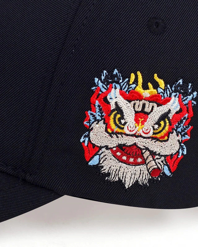 Y2K Grunge Chinese Dragon Baseball Cap - Retro 90S Fashion, Summer Y2K Outfits, Hip Hop Style