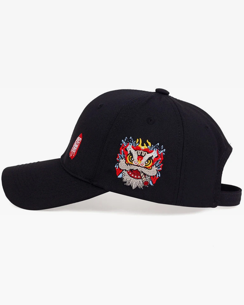 Y2K Grunge Chinese Dragon Baseball Cap - Retro 90S Fashion, Summer Y2K Outfits, Hip Hop Style