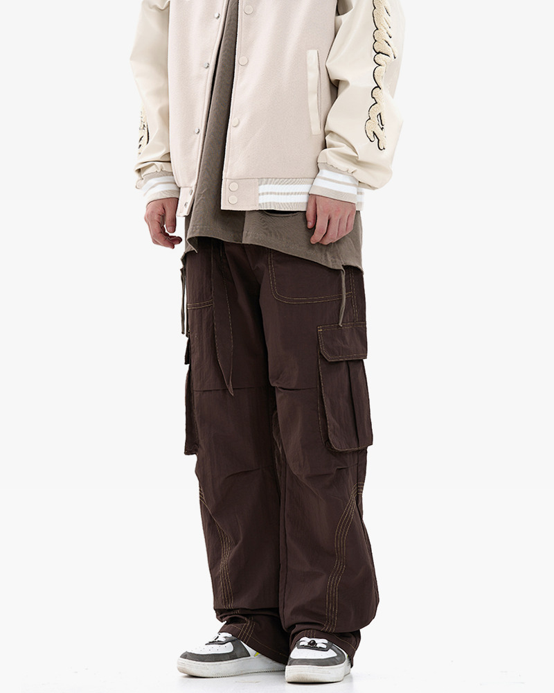 Y2K Grunge Contrast Stitch Jeans - 90S Retro Summer Outfit, Y2K Club & Party Fashion