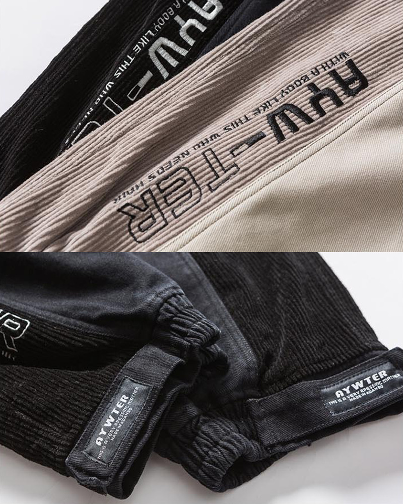 Y2K Grunge Corduroy Joggers - Retro 90S Fashion, Summer Outfits, And Pastel Goth Style