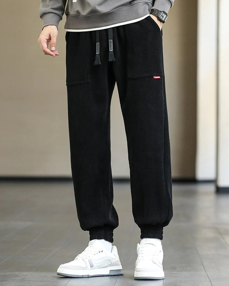 Y2K Grunge Corduroy Sweatpants - Retro 90S Fashion, Summer Outfits, And Pastel Goth Style