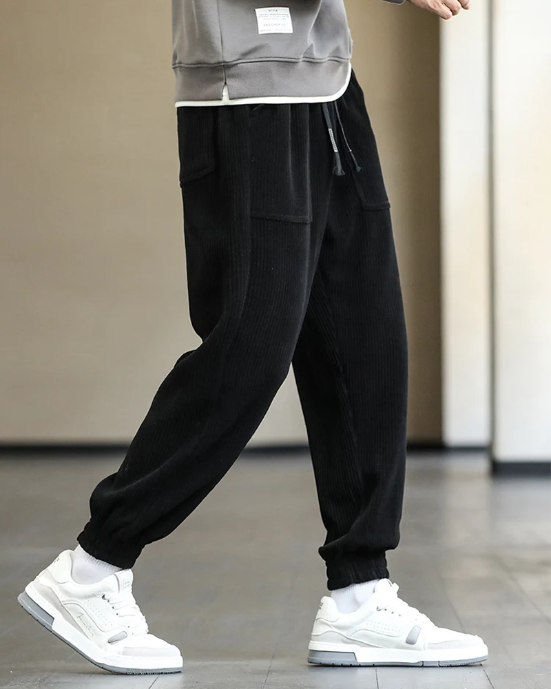 Y2K Grunge Corduroy Sweatpants - Retro 90S Fashion, Summer Outfits, And Pastel Goth Style