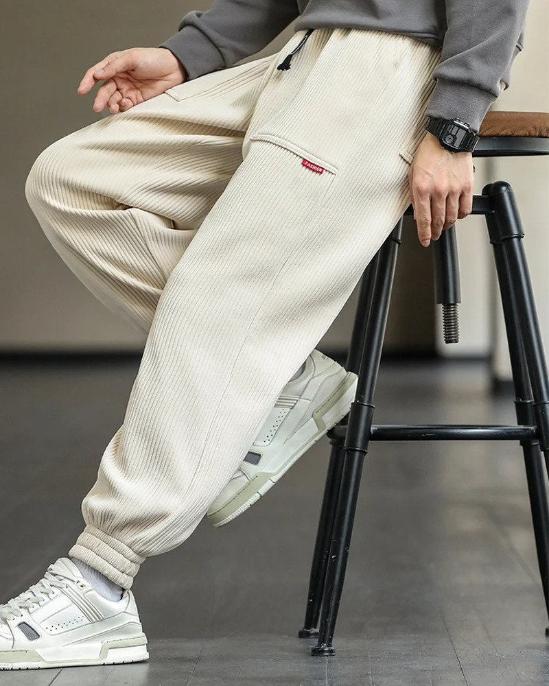 Y2K Grunge Corduroy Sweatpants - Retro 90S Fashion, Summer Outfits, And Pastel Goth Style