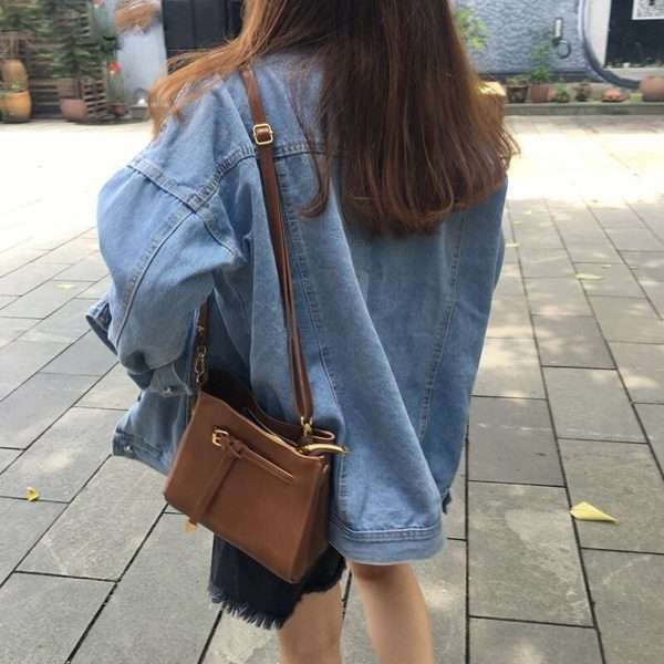 Y2K Grunge Denim Long Jacket - 90S Fashion, Retro Style, Y2K Summer Outfits, Y2K Club Outfits