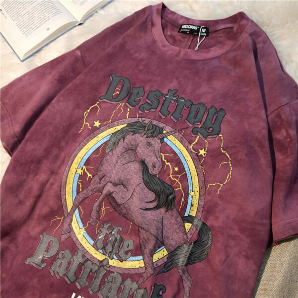 Y2K Grunge Destroy The Patriarchy Shirt - Retro 90S Fashion, Summer Y2K Outfits, Gothic Y2K Style