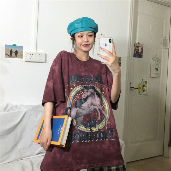 Y2K Grunge Destroy The Patriarchy Shirt - Retro 90S Fashion, Summer Y2K Outfits, Gothic Y2K Style