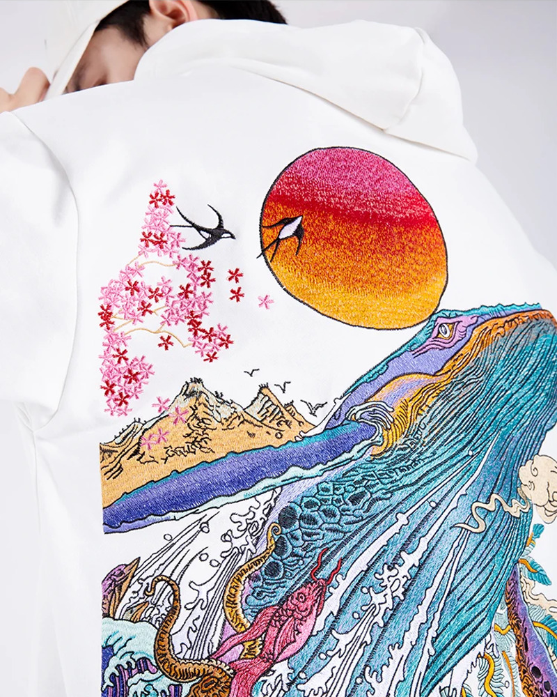Y2K Grunge Embroidered Japanese Hoodie - Retro 90S Fashion, Summer Outfits, And Clubwear