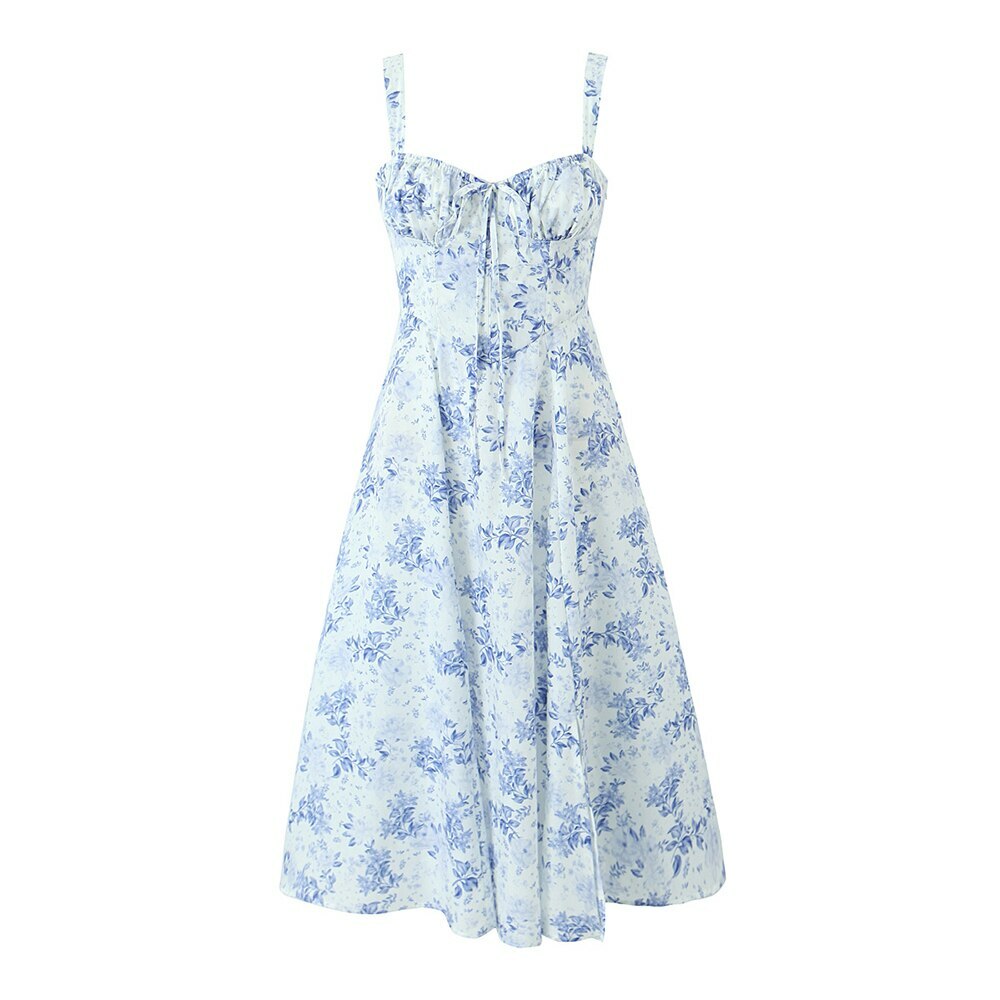 Y2K Grunge Eva Midi Dress - Retro 90S Summer Outfit, Pastel Goth, Y2K Party & Club Fashion