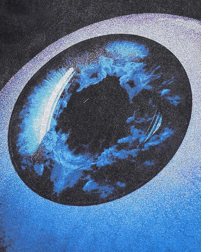Y2K Grunge Eyeball T-Shirt - Retro 90S Fashion, Summer Y2K Outfits, Gothic Y2K Style