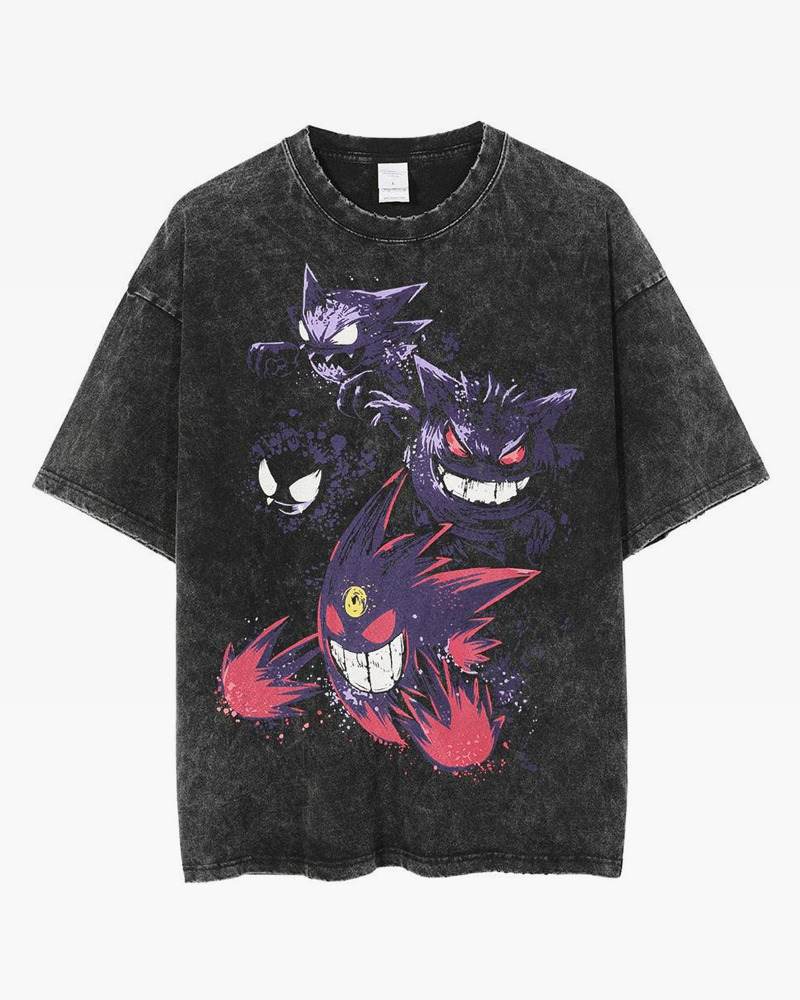Y2K Grunge Gengar Shirt - Retro 90S Fashion, Summer Outfits, And Pastel Goth Style