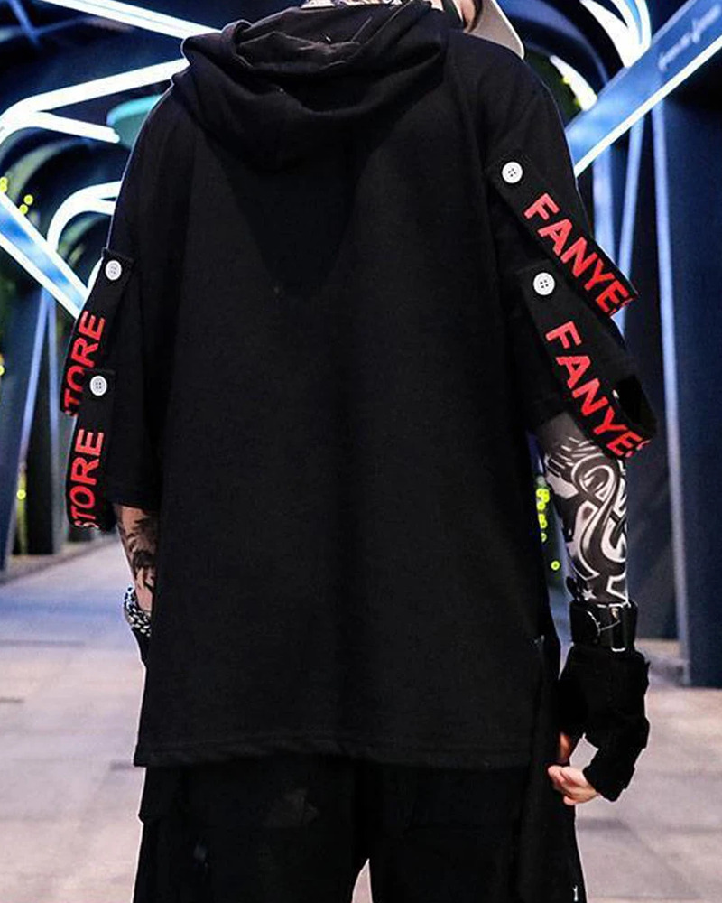 Y2K Grunge Goth Hoodie For Men - Retro 90S Fashion, Dark Y2K Style, Perfect For Y2K Outfits