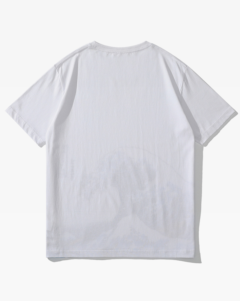 Y2K Grunge Great Wave Off Kanagawa Shirt - 90S Retro Summer Outfit, Y2K Fashion Top