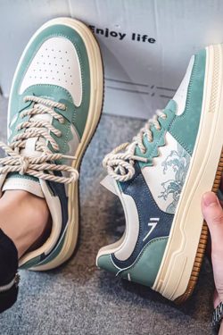 Y2K Grunge Great Wave Off Kanagawa Shoes - Retro 90S Fashion, Summer Y2K Outfits, Popstar Style