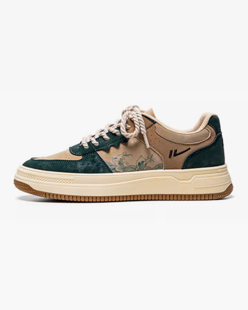 Y2K Grunge Great Wave Off Kanagawa Shoes - Retro 90S Fashion, Summer Y2K Outfits, Popstar Style
