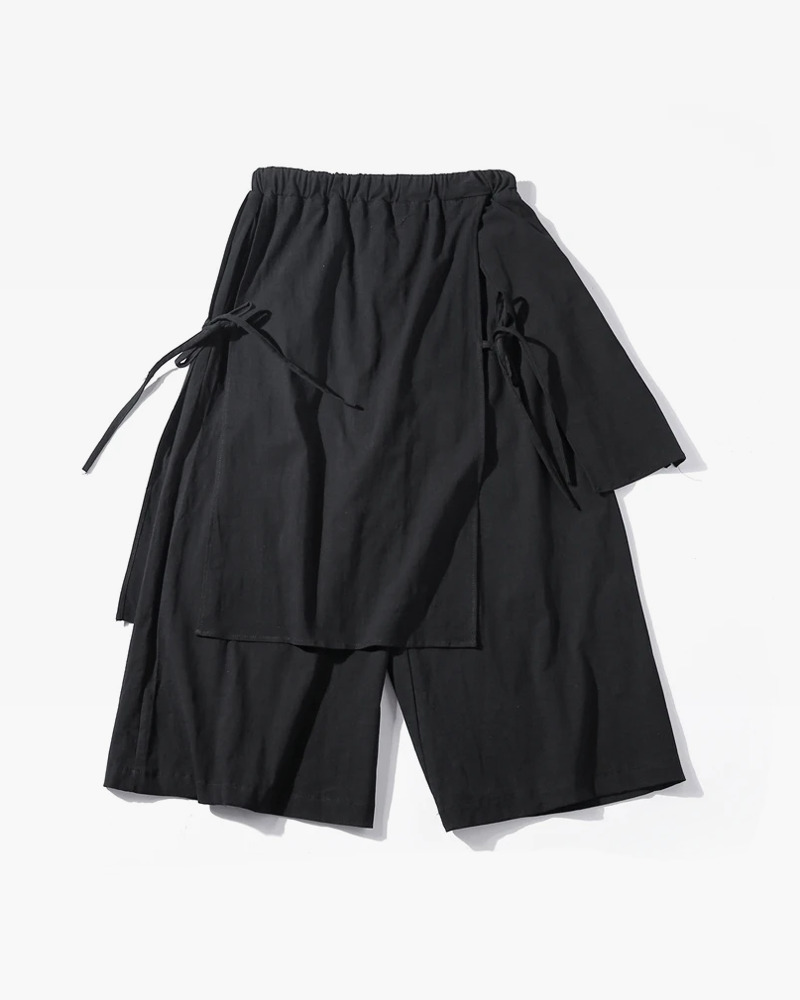 Y2K Grunge Hakama Pants - Retro 90S Fashion, Summer Y2K Outfits, Gothic Y2K Style