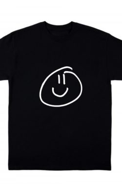 Y2K Grunge Happy Smiley Face Shirt - Retro 90S Summer Outfit, Pastel Goth, Y2K Fashion