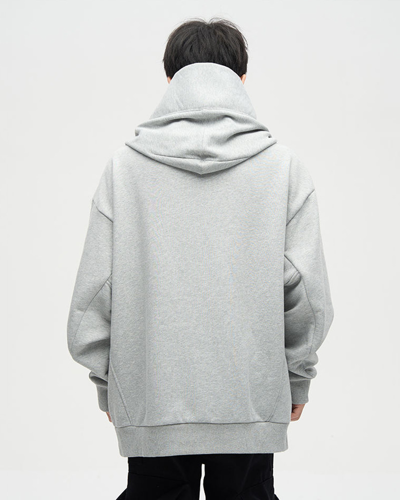 Y2K Grunge High Collar Hoodie - Retro 90S Fashion, Summer Outfits, And Pastel Goth Style
