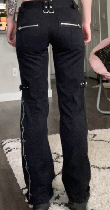 Y2K Grunge Jade Black Pants - Retro 90S Fashion, Summer Outfits, Club & Party Ready