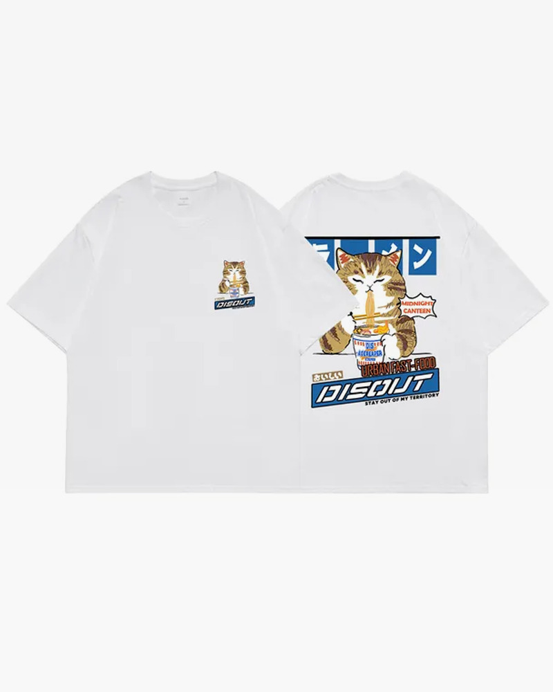 Y2K Grunge Japanese Cat Shirt - Retro 90S Summer Outfit, Pastel Goth, Y2K Fashion Top