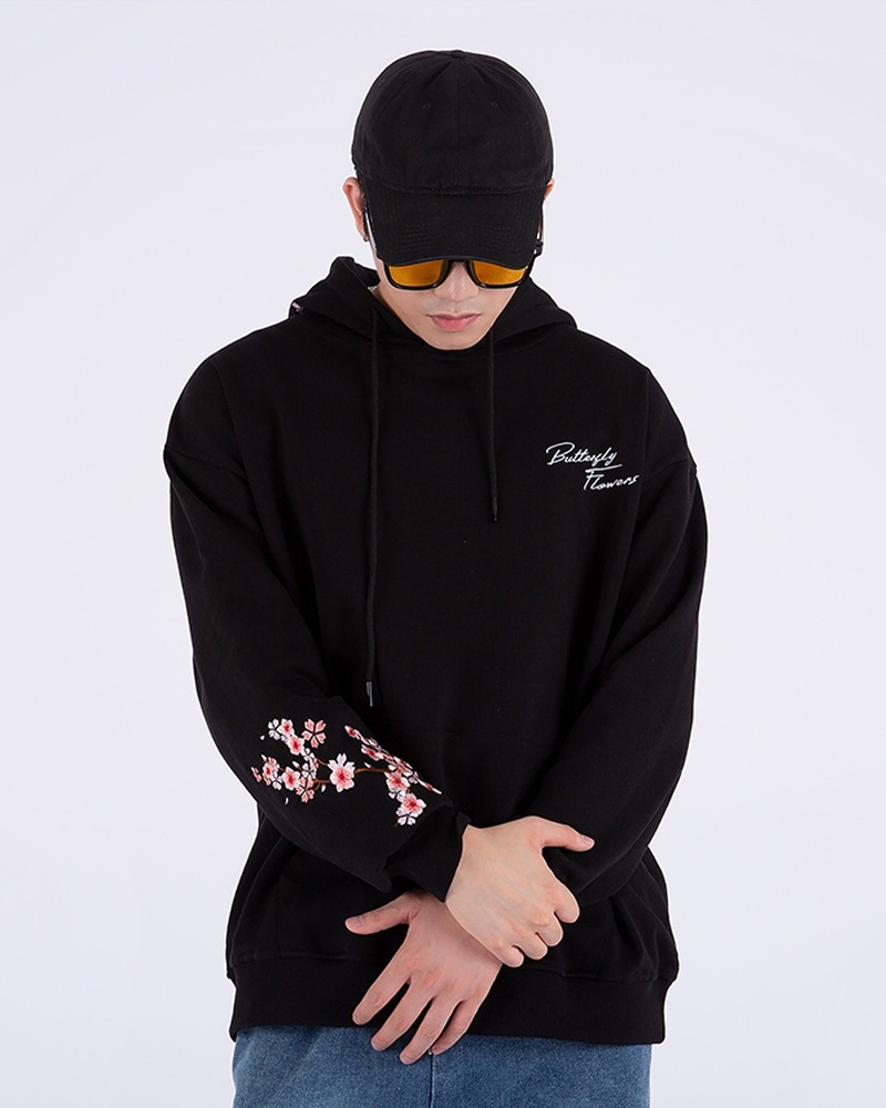 Y2K Grunge Japanese Cherry Blossom Hoodie - Retro 90S Fashion, Summer Y2K Outfits